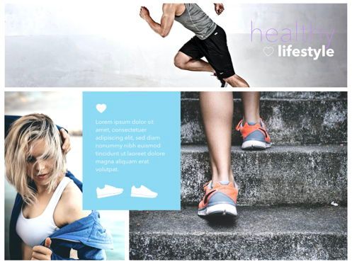 Fit Healthy Powerpoint Presentation Template, Dia 6, 05105, Presentatie Templates — PoweredTemplate.com