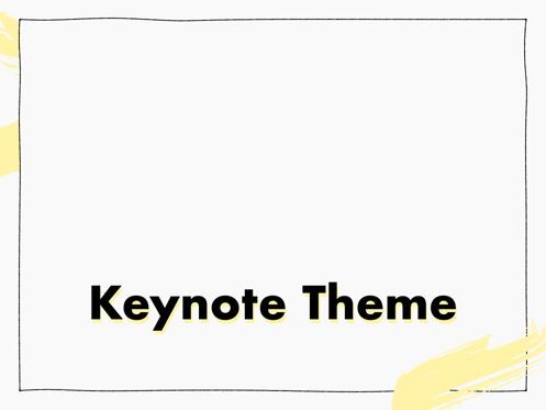 Sketched Keynote Theme, Slide 11, 05111, Templat Presentasi — PoweredTemplate.com