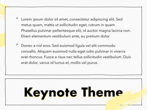 Sketched Keynote Theme, Diapositive 12, 05111, Modèles de présentations — PoweredTemplate.com