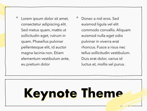 Sketched Keynote Theme, Slide 13, 05111, Presentation Templates — PoweredTemplate.com