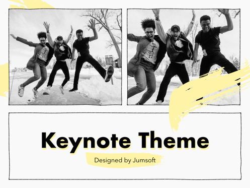 Sketched Keynote Theme, Slide 14, 05111, Presentation Templates — PoweredTemplate.com