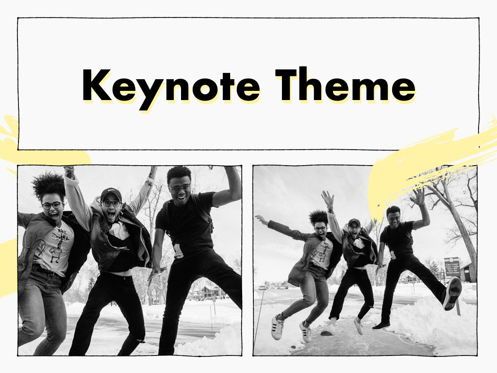 Sketched Keynote Theme, Diapositive 16, 05111, Modèles de présentations — PoweredTemplate.com