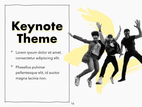 Sketched Keynote Theme, Diapositive 17, 05111, Modèles de présentations — PoweredTemplate.com