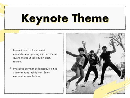 Sketched Keynote Theme, Slide 30, 05111, Presentation Templates — PoweredTemplate.com