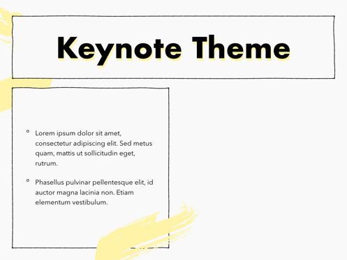 Sketched Keynote Theme, Diapositive 32, 05111, Modèles de présentations — PoweredTemplate.com