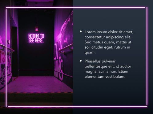 Neon Splash Google Slides Template, 幻灯片 19, 05113, 演示模板 — PoweredTemplate.com