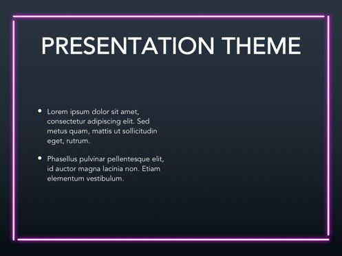 Neon Splash Google Slides Template, スライド 29, 05113, プレゼンテーションテンプレート — PoweredTemplate.com