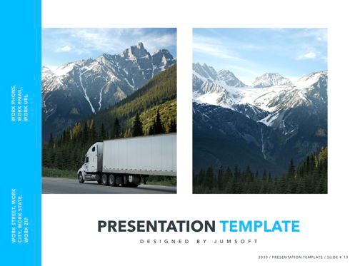 Logistics Keynote Theme, Slide 14, 05117, Presentation Templates — PoweredTemplate.com