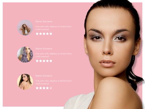 Beauty Maker Google Slides Template, 幻灯片 17, 05118, 演示模板 — PoweredTemplate.com