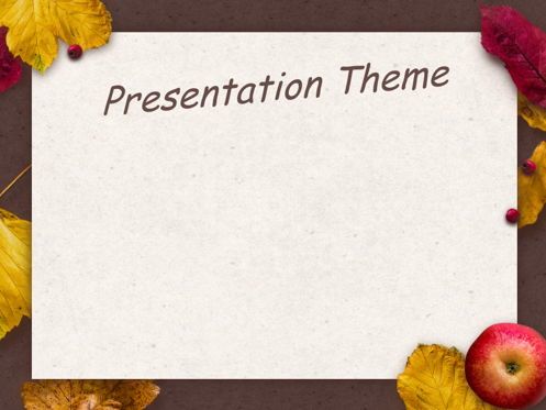 Golden Leaves Google Slides Theme, Slide 6, 05119, Presentation Templates — PoweredTemplate.com