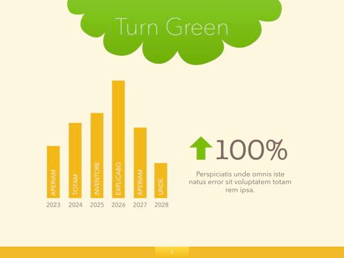 Turn Green Google Slides Presentation Template, Slide 23, 05137, Presentation Templates — PoweredTemplate.com