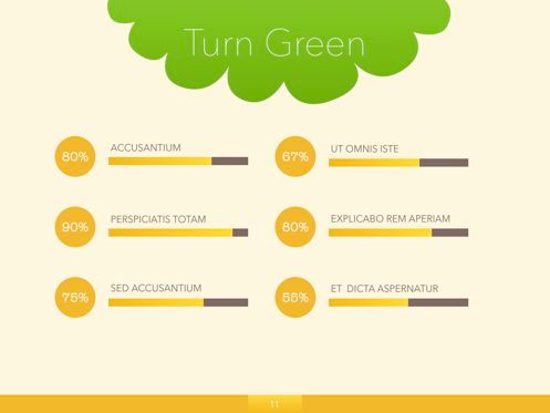Turn Green Google Slides Presentation Template, 幻灯片 4, 05137, 演示模板 — PoweredTemplate.com