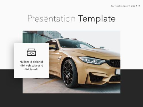 Car Rental Keynote Theme, Slide 15, 05140, Presentation Templates — PoweredTemplate.com