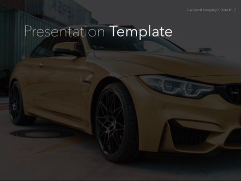 Car Rental Keynote Theme, Slide 8, 05140, Presentation Templates — PoweredTemplate.com