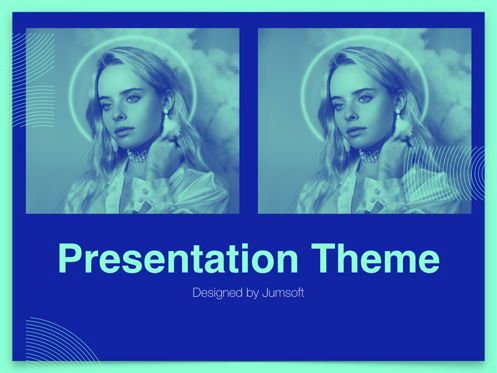 Duotones Keynote Theme, Slide 14, 05144, Presentation Templates — PoweredTemplate.com