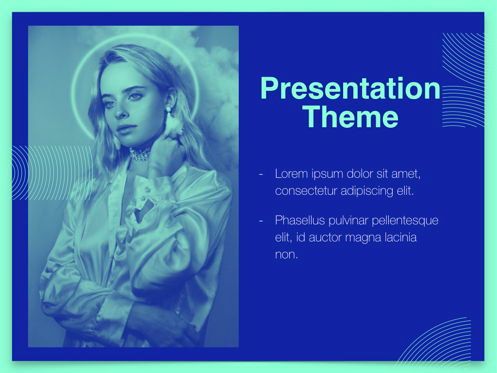 Duotones Keynote Theme, Slide 18, 05144, Presentation Templates — PoweredTemplate.com