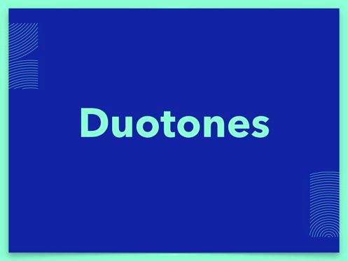 Duotones Keynote Theme, Slide 9, 05144, Presentation Templates — PoweredTemplate.com