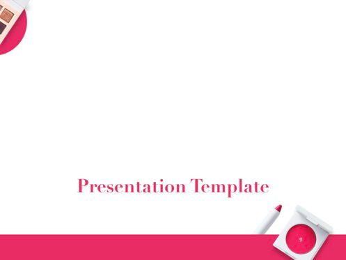 Beauty and Makeup PowerPoint Theme, Dia 10, 05148, Presentatie Templates — PoweredTemplate.com