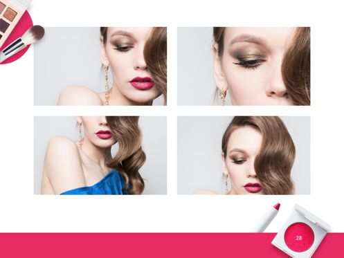 Beauty and Makeup PowerPoint Theme, スライド 29, 05148, プレゼンテーションテンプレート — PoweredTemplate.com