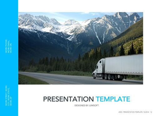 Logistics Google Slides Theme, Slide 13, 05149, Presentation Templates — PoweredTemplate.com