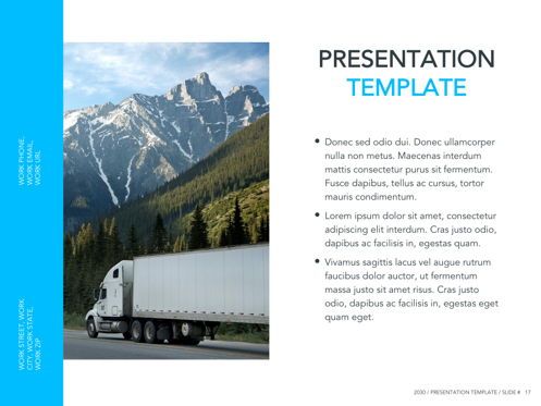 Logistics Google Slides Theme, Slide 18, 05149, Presentation Templates — PoweredTemplate.com