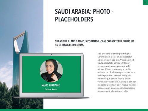 Country Saudi Arabia PowerPoint Template, Slide 17, 05171, Modelli Presentazione — PoweredTemplate.com
