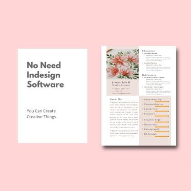 Graphic designer portfolio ebook keynote template, 幻灯片 3, 05180, 演示模板 — PoweredTemplate.com