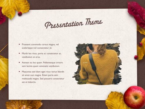 Golden Leaves PowerPoint Theme, Slide 30, 05202, Presentation Templates — PoweredTemplate.com