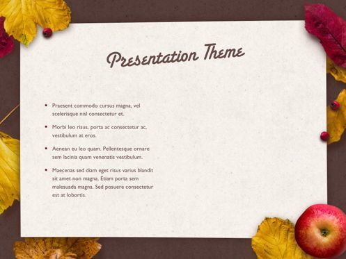Golden Leaves PowerPoint Theme, Slide 32, 05202, Presentation Templates — PoweredTemplate.com