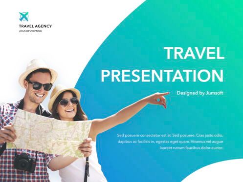 Travel Agency Keynote Template, Slide 2, 05203, Presentation Templates — PoweredTemplate.com