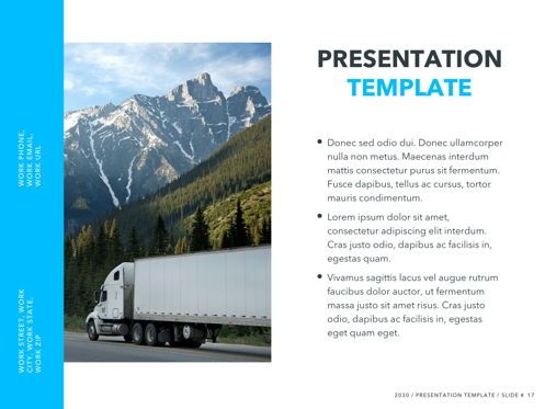 Logistics PowerPoint Theme, Slide 18, 05204, Presentation Templates — PoweredTemplate.com