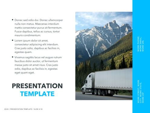 Logistics PowerPoint Theme, Diapositive 19, 05204, Modèles de présentations — PoweredTemplate.com