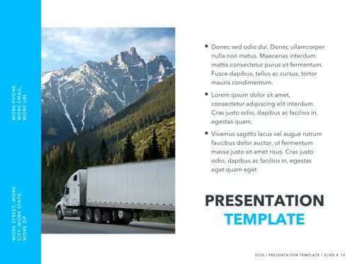 Logistics PowerPoint Theme, Dia 20, 05204, Presentatie Templates — PoweredTemplate.com