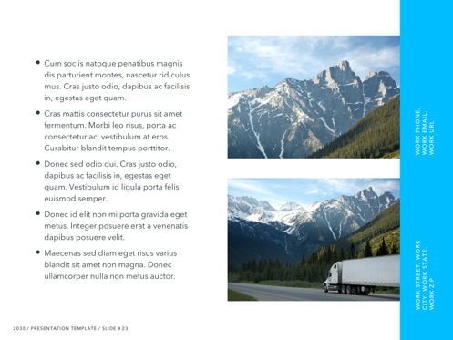Logistics PowerPoint Theme, Slide 24, 05204, Presentation Templates — PoweredTemplate.com
