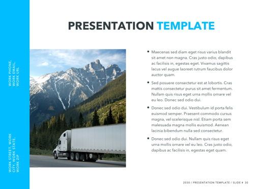 Logistics PowerPoint Theme, Deslizar 31, 05204, Modelos de Apresentação — PoweredTemplate.com
