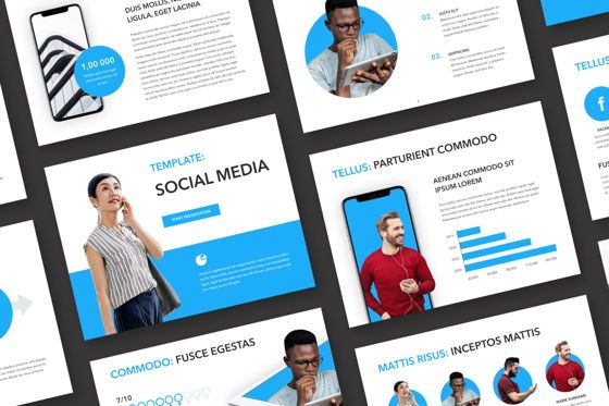 Audience Analysis PowerPoint Template, Templat PowerPoint, 05211, Templat Presentasi — PoweredTemplate.com