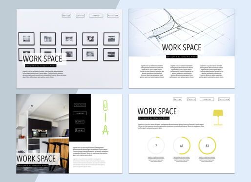 Work Space 02 Google Slides Presentation Template, Diapositiva 2, 05256, Plantillas de presentación — PoweredTemplate.com