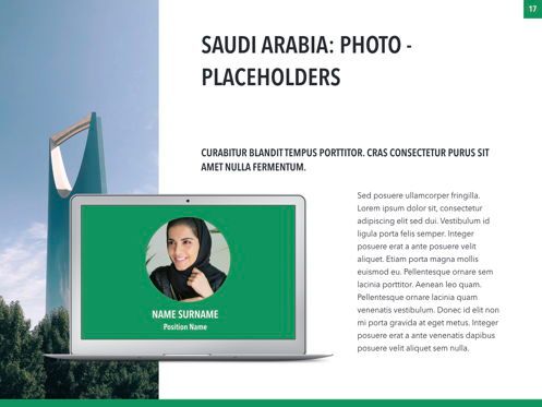 Country Saudi Arabia Keynote Template, スライド 18, 05273, プレゼンテーションテンプレート — PoweredTemplate.com