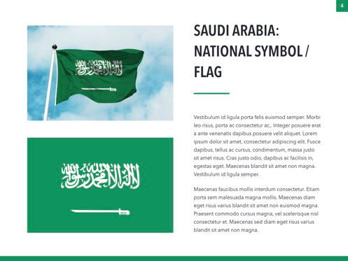 Country Saudi Arabia Keynote Template, スライド 5, 05273, プレゼンテーションテンプレート — PoweredTemplate.com