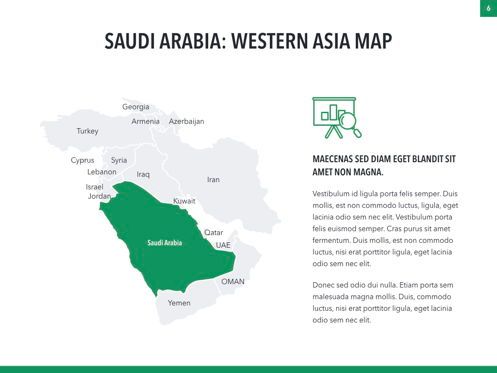 Country Saudi Arabia Keynote Template, Deslizar 7, 05273, Modelos de Apresentação — PoweredTemplate.com