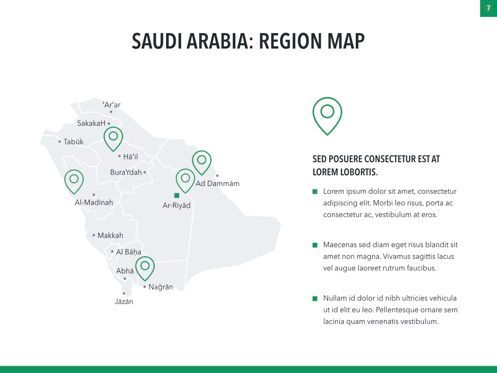 Country Saudi Arabia Keynote Template, Dia 8, 05273, Presentatie Templates — PoweredTemplate.com