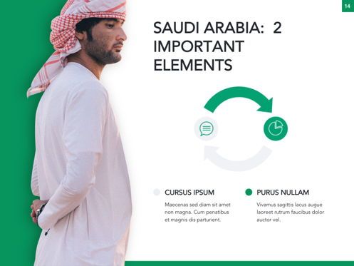 Country Saudi Arabia Google Slides Template, Dia 15, 05277, Presentatie Templates — PoweredTemplate.com