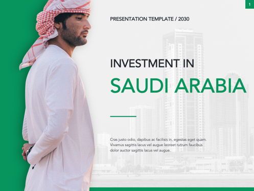 Country Saudi Arabia Google Slides Template, 슬라이드 2, 05277, 프레젠테이션 템플릿 — PoweredTemplate.com