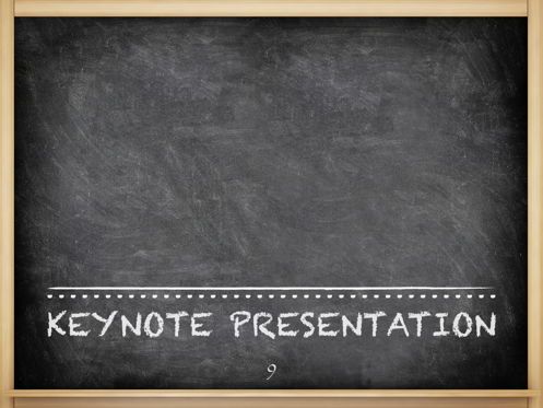 The Chalkdust Keynote Template, スライド 10, 05282, 教育＆トレーニング — PoweredTemplate.com
