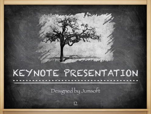 The Chalkdust Keynote Template, スライド 13, 05282, 教育＆トレーニング — PoweredTemplate.com