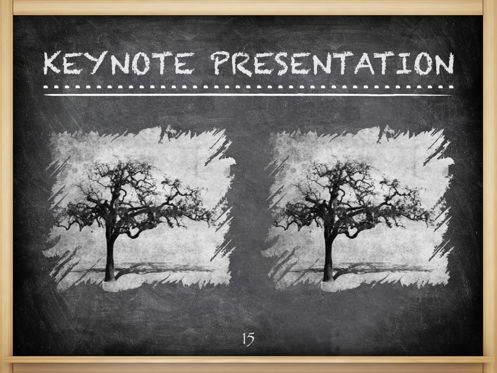 The Chalkdust Keynote Template, 슬라이드 16, 05282, 교육 차트 및 도표 — PoweredTemplate.com
