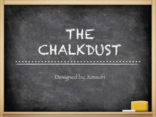 The Chalkdust Keynote Template, Folie 2, 05282, Ausbildung Charts und Diagramme — PoweredTemplate.com