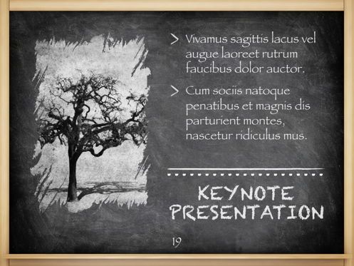 The Chalkdust Keynote Template, Slide 20, 05282, Education Charts and Diagrams — PoweredTemplate.com