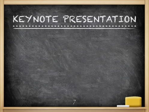 The Chalkdust Keynote Template, Folie 8, 05282, Ausbildung Charts und Diagramme — PoweredTemplate.com