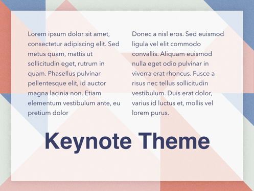 Color Patch Keynote Template, スライド 12, 05283, プレゼンテーションテンプレート — PoweredTemplate.com